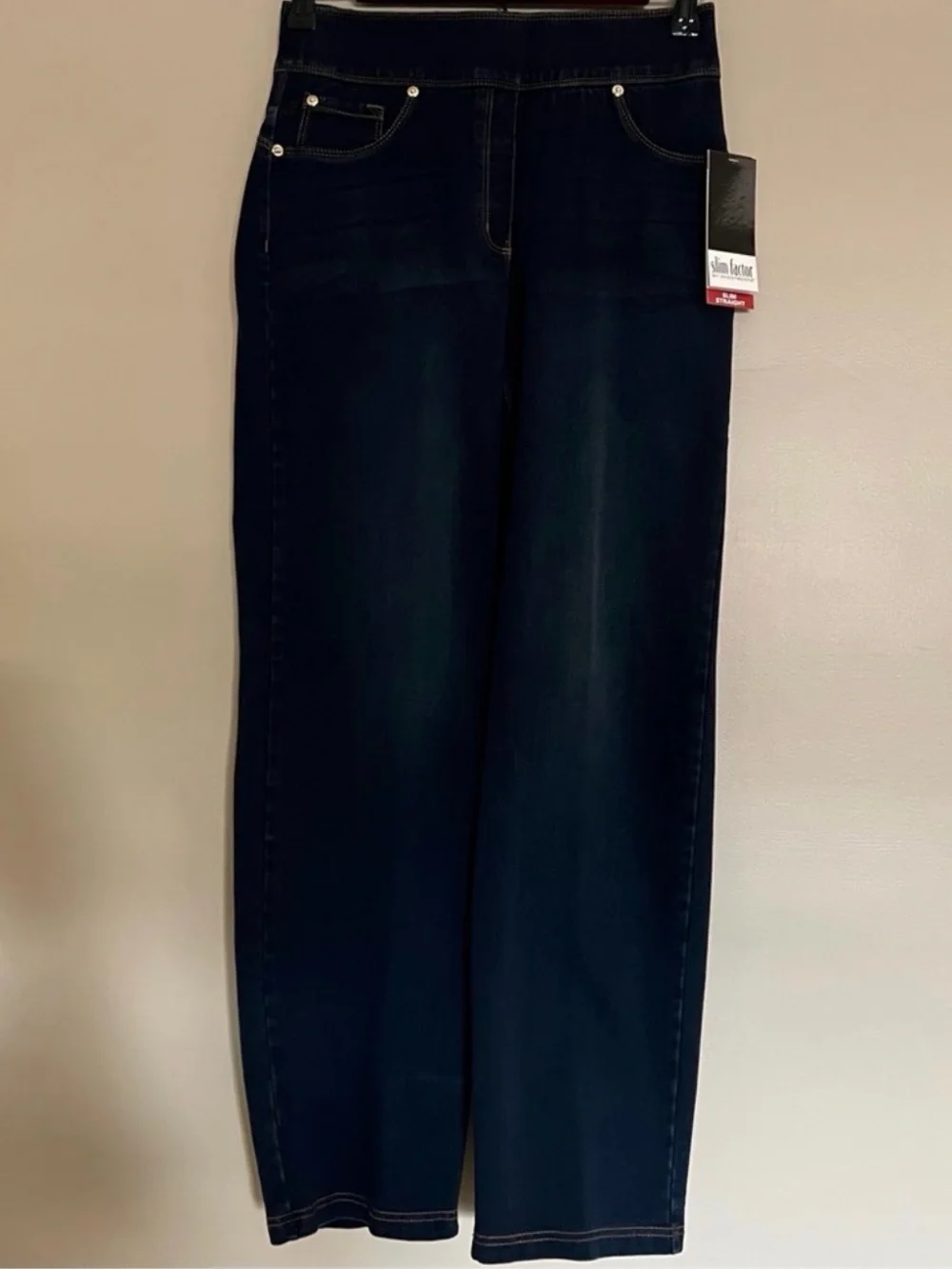 Investment Wide Leg Dark Blue Women's Jeans